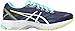 ASICS Women's Gt-1000 5 Running Shoe, Indigo Blue/White/Safety Yellow, 10.5 M US