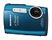 Olympus Mju-TOUGH-3000 Digitalkamera (12 Megapixel, 3,6-fach Zoom, 6,9 cm (2,7 Zoll) Display, 3m wasserdicht, 1GB intern Speicher) Turquoise Blue