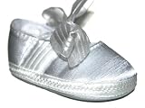 White Satin Baby Infant Christening Wedding Crib Shoes