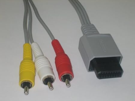 Original Nintendo Wii Audio Video AV Cable Cord