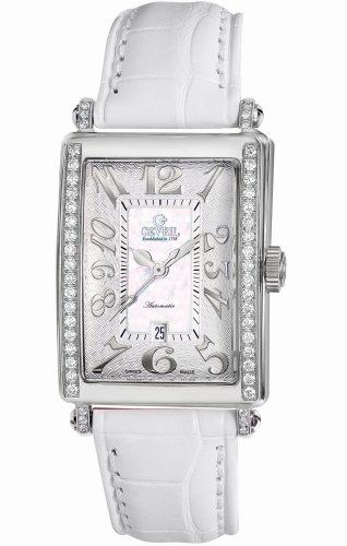 Gevril Women's Glamour Automatic White Diamond Watch #6209NE
