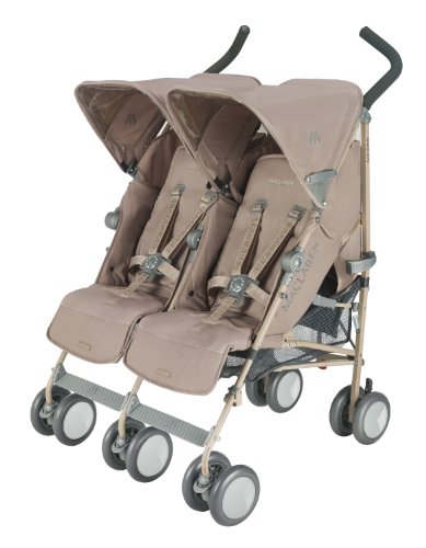 Maclaren Twin Techno Stroller, Champagne photo