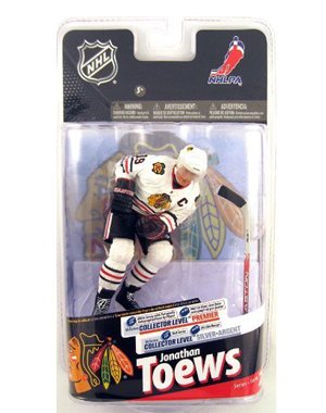 McFarlane Toys NHL Sports Picks Series 24 Action Figure Jonathan Toews (Chicago Blackhawks) White Jersey