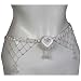 Mother Days Gift Sterling Silver Belly Chain Length 37.5 inches