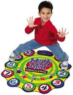 Childrens Toyshop  Toys : Math Mat Challenge Talking Floor Mat Game