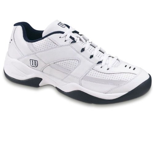 Wilson Advantage Court IV Wide Mens Tennis Shoe   White/Navy