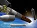 A Heavy-Lift Rocket Blasts off Carrying a Lunar Lander and a Departure Stage Astronomy & Space Photographic Poster Print by Stocktrek Images, 16x12