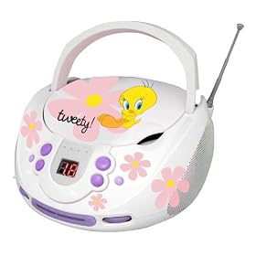 Tweety CD Boom Box - TW4024 by Tweety