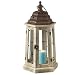 21.75" Nautical Cape Cod Wooden Lighthouse Candle Lantern