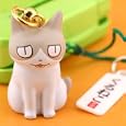  アニメ「くるねこ」根付ストラップ(トメ吉)