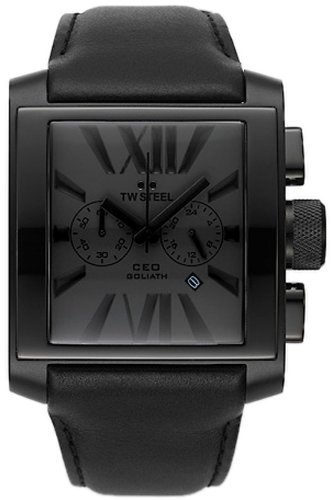 TW Steel Herren-Armbanduhr Ceo Goliath Chronograph Leder TWCE3014 Preisvergleich