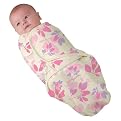 Kiddopotamus SwaddleMe Organic Cotton Girl Print - Pink