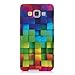 kwmobile TPU SILICONE CASE for Samsung Galaxy A5 (2015) Design Rainbow cubes multicolor green blue - Stylish designer case made of premium soft TPU