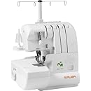 SiRUBA HSO-747D Overlock Sewing Machine for professional finish, with 2 Needle-4 Thread, versatile stitches, color coded threading guide, and micro safety switch