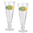 Seattle Sonics NBA 2pc Pilsner Glass Set with Basketball on stem - Oval Logo by Great American Products