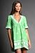 Green and White Coverups by Shoshanna