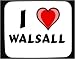 I Love Walsall Decorated Mouse Pad