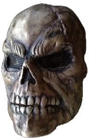 NEEWAR BESTDEAL AVENGER Mask - Fiberglass Home Made Full Face Mask Airsoft - World Hertage Terrorist Mask Bin Laden Skull Halloween Goalie Mask Army Airsoft Paintball BB Gun Full Face Game Protect Mask for Hunting Wargame, Costume Cosplay and All Military Purpose