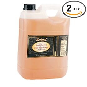 Roland Special Reserve White Wine Vingar, 5-Liter Plastic Jug (Pack of 2)