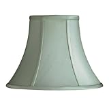 Laura Ashley SLC307 Charlotte 7-Inch Bell Clip Shade, Sage