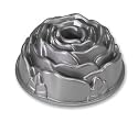 Nordic Ware Platinum Rose Cast Aluminum Bundt Pan