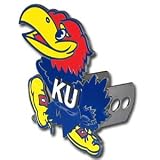 Kansas Jayhawks 3-D Logo Trailer Hitch Cover - NCAA College Athletics Fan Shop Sports Team Merchandise