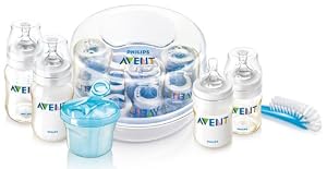 Philips AVENT BPA Free Essentials Gift Set with Sterilizer