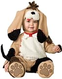 Lil Characters Infant Puppy Costume, Tan/Black/White