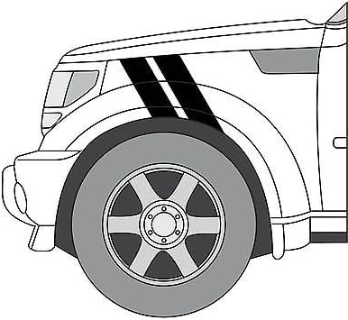 Dodge Nitro Hash Mark Stripes Grand Sport Fender Bar Decals