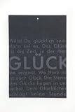 Schiefertafel Glueck Tafel schwarz von Raeder 37 x 26 cm