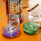 琉球ガラス　海蛍　タルグラス (そよ風)