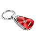 AU-TOMOTIVE GOLD Tear Drop Key Chain for Acura RDX (Red)