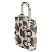 Belle Hop Leopard Fashion Lock & Tag Set