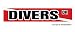 DIVER -Street Sign- scuba divers fins mask gear snorkel