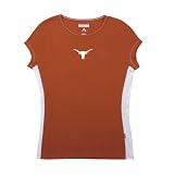 Antigua University of Texas Women's Flash Baby Rib Short Sleeve Tee