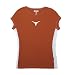 Antigua University of Texas Women's Flash Baby Rib Short Sleeve Tee