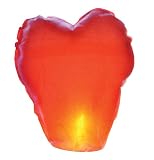 Heart Shaped Flying Lanterns - Pack Of 2