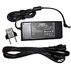 HQRP AC Power Adapter compatible with Logitech 190542-0000 fits G25 G27 Racing Wheel plus Euro Plug Adapter
