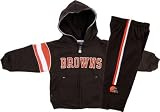 Cleveland Browns Infant Full Zip Hooded Jacket and Pant Set