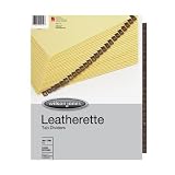 Wilson Jones Leatherette Tab Indexes, January - December Tabs, 8.5 x 11 Inch Sheets, Red (W54614A)