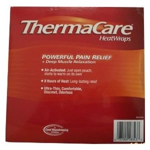 ThermaCare Lower Back and Hip L XL Air-Activated HeatWraps - Powerful Pain Relief and Deep Muscle Relaxation 6 Heatwraps by ThermaCare