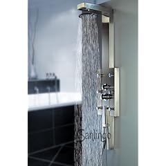 Edelstahl Duschpaneel Duschs�ule mit Regendusche von Sanlingo