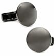 Gunmetal Round Cufflinks
