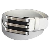 Adidas Golf Trophy Leather Belt (White - 30)