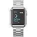 Apple Watch Case, for Series 1 ZOEKO 38mm/42mm Super Thin PC Plated Cover Case Slim Premium Super/Exact Fit/Plastic Cover Snap On Hard Protective Case for Apple iWatch 2015 (PC Case Silver 42mm)
