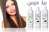 Brazilian Keratin Treatment By Keratin Bliss 8 Oz Grape Do-it Yourself Kit