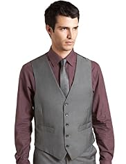 Autograph 5 Button Waistcoat with Wool