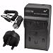 4Value fast-charger for battery ENEL3 / ENEL3e for NIKON SLR D50, D70, D70s, D80, D90, D100, D200, D300, D400 D700 (Alternative to Nikon MH18 MH18a & MH19 chargers)
