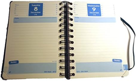 Quo Vadis Textagenda August 2015 - July 2016 Compact Daily Planner One Day Per Page 4 3/4" x 6 3/4" Plain Edge Python Cover Made in USA (Turquoise)