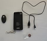 【日本初】Phoneパック608 iphone4 iphone4s専用  置き忘れ・盗難防止機能付、iphone バッテリー内蔵ケース iPhone 充電カバー iphone 日本